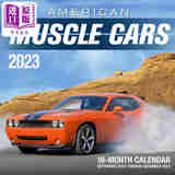 AMERICAN MUSCLE CARS Calendar 进口艺术 美国肌肉车日历（从2022年9月到23年12月历时16个月日历）
