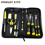史丹利STANLEY 14件电子维修工具包 电工维修工具家用五金工具电讯 37-014-23C企业定制