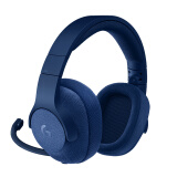 罗技（G）G433 DTS7.1环绕声游戏耳机（蓝色）电竞麦克风话筒 头戴式电脑耳麦 PS4耳机 MOBA吃鸡CF耳机