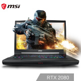 微星(msi)GT75 17.3英寸游戏本笔记本电脑(i7-8750H 16G*2 1T+256G*2 SSD RTX2080 8G独显 4K IPS Killer 黑)