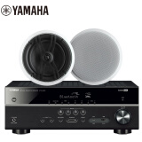雅马哈（Yamaha）HTR-3072+IW360 吸顶音响 吸顶喇叭吊顶音箱 客厅家庭背景音乐蓝牙功放音响（3件套）