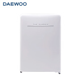 大宇（DAEWOO）ODF-M160W 80L 经典复古 迷你单门小冰箱 白色