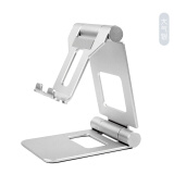 ROOSTAND铝合金手机支架桌面可折叠便携架直播视频追剧平板支架苹果iPad通用床头金属看电视架子 银色