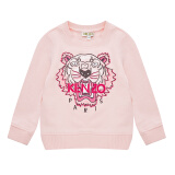 高田贤三 KENZO KIDS 童装 女童浅粉色棉质虎头卫衣 KP15188 32P 3A/3岁/98cm