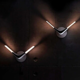 艾舍人台湾XCELLENT艾舍人现代简约客厅壁灯卧室床头灯LED憩 雾白