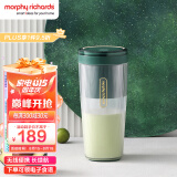 摩飞（Morphyrichards）便携式榨汁机网红无线充电果汁机料理机迷你随行杯MR9800翡冷绿