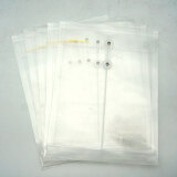 欧标（MATE-IST）绳扣式文件袋A4资料袋 透明收纳袋竖式塑料档案袋6个装 B2263