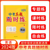 天利38套 2024版中考真题随时练 附详解答案  初中培优提升活页试卷 中考真题模拟总复习资料专题 英语