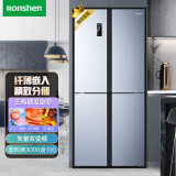 容声（Ronshen）426升变频十字对开门四开门冰箱家用风冷无霜超薄嵌入大容量BCD-426WD12FP三档调温