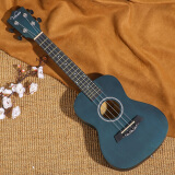 维卡斯尤克里里初学者23寸乌克丽丽单板小吉他ukulele女生入门乐器 23寸水墨蓝+全套配件+教学