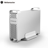 Yottamaster 2.5英寸Type-C硬盘盒笔记本硬盘底座全铝存储盒SATA3.0串口 支持4TB硬盘 银色D25-MiniⅡ