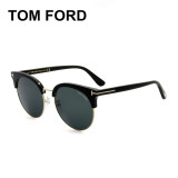 TOM FORD 汤姆福特 男女款 圆框黑色镜框墨色镜片 眼镜太阳镜 TF545-K-01A 56MM