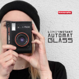 LOMOGRAPHY【新色】Lomography Lomo’Instant Automat Glass广角玻璃镜头拍立得相机 经典墨黑色（不含电池相纸）