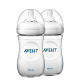 新安怡（AVENT）飞利浦新安怡 奶瓶 进口宽口径260ml）自带1月+奶嘴SCF693/23