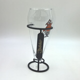 【青苹果高脚杯红酒杯和比利时进口牛魔王啤酒