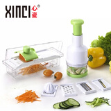XINCI心瓷 锆制品陶瓷刀6件套厨具 陶瓷刀皮革礼盒套装 菜刀水果刀刨刀镜面刀 陶瓷刀6件套皮革礼盒
