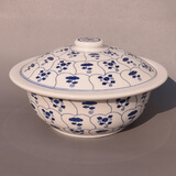 景德镇陶瓷餐具品锅青花缠枝莲花卉汤锅健康品