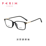 派丽蒙parim眼镜架经典商务方框近视眼镜男眼镜框 PR7860 B1-黑色框