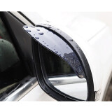 骊锐 车窗茶色防水遮雨板 3D亮条亮边电镀汽车 奔驰R500/R320新款改装遮雨挡 后视镜通用雨眉 奔驰R300/R350