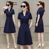 【纯钻夏季连衣裙2018女士春夏装新款女装韩