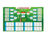 【世2018界俄罗斯杯赛程表海报宣传足球彩票