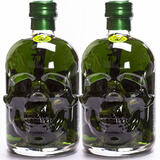 绿魔幻89.9度高度烈酒 德国进口洋酒 绿魔骷髅头苦艾酒 500ml 绿魔2瓶