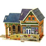 【Robotime若态科技 风情DIY手工制作 房子建