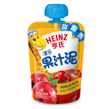 亨氏 (Heinz) 4段 婴幼儿辅食 宝宝零食 苹果草莓山楂红枣  乐维滋清乐果汁泥120g (1-3岁适用)