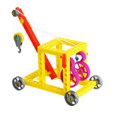 小玩童 小学生科学实验玩具儿童 手工diy材料科技小制作 吊车