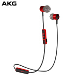 AKG K374BT 无线蓝牙耳机 轻便运动入耳式耳机 HIFI音乐 手机耳机 线控带麦 红色