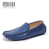 豆豆鞋男款休闲牛皮鞋英伦鞋子男G831