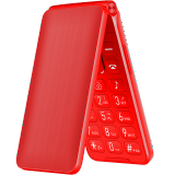 乐丰（lephone） D2翻盖老人手机大字大声翻盖机长待机移动 红色