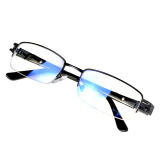 维品质防蓝光眼镜平面镜平光护目镜男女款平光护目镜无度数电脑游戏平镜 黑色框