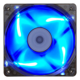 先马（SAMA）游戏风暴 12CM蓝光 机箱风扇（LED蓝光/小3pin+大4pin接口/航空动力学/低噪音/高效散热）