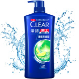 清扬(CLEAR)洗发水 男士去屑洗发露 清爽控油型1000g(氨基酸洗发)