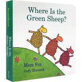 Where Is the Green Sheep绿色的羊在哪里英文原版绘本纸板书2-4岁儿童幼儿英语