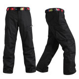 GSOU SNOW男款滑雪裤 单双板防水防风防寒保暖滑雪裤子 黑色 L/尺码偏大