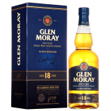 格兰莫雷（Glen Moray）洋酒 英国原装进口 苏格兰 斯佩塞区 单一麦芽 威士忌 传承系列 18年 礼盒装 700ml