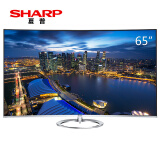 夏普（SHARP）LCD-65UR30A 65英寸4K超高清液晶电视 安卓智能曲面屏（黑色）