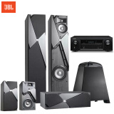 JBL STUDIO180BK+天龙X1500功放 音响 音箱 5.1 家庭影院 电视音响 落地影院 组合音响 客厅影院 HIFI