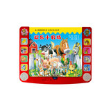 123小手指发声书  欢乐小农场（爸爸妈妈讲故事，宝贝动动小手指——声音真有趣！）随书附赠电池 点读书 发声书 有声书 早教发声书 早教发声书 点读书