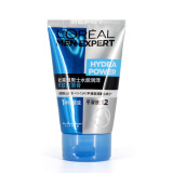 欧莱雅（L'OREAL）洁面膏 男士水能润泽双效洁面膏 100ml