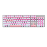 AKKO AKS EDG 时空机械键盘 104键 粉白 青轴