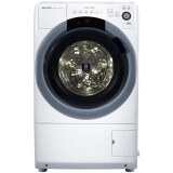 夏普（SHARP）7公斤 斜式滚筒洗衣机 变频大口径 向日葵镜面洗净 XQG70-6745W-H