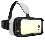 多哚vr智能3d眼镜手机头盔盒子4k视频资源游戏vr眼睛近视可调自带陀螺仪低延迟防眩晕 白色