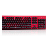 钛度(Taidu)金属师电竞机械键盘 红色Cherry黑轴 RGB灯带 104键
