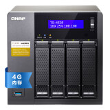 威联通（QNAP）TS-453A 4G内存 四盘位网络存储器NAS 四核处理器 （无内置硬盘） 