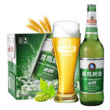 青島啤酒(tsingtao)新冰醇箱啤8度600ml*12瓶 德國進口工藝整箱裝 大