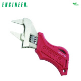 日本ENGINEER工程师短柄活动扳手TWM-08薄口\/狭窄空间\/迷你便携式活扳手