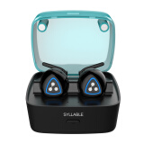 赛尔贝尔（syllable）D900S 升级版 真无线蓝牙耳机 双耳无线 运动智能入耳式耳机 黑色 